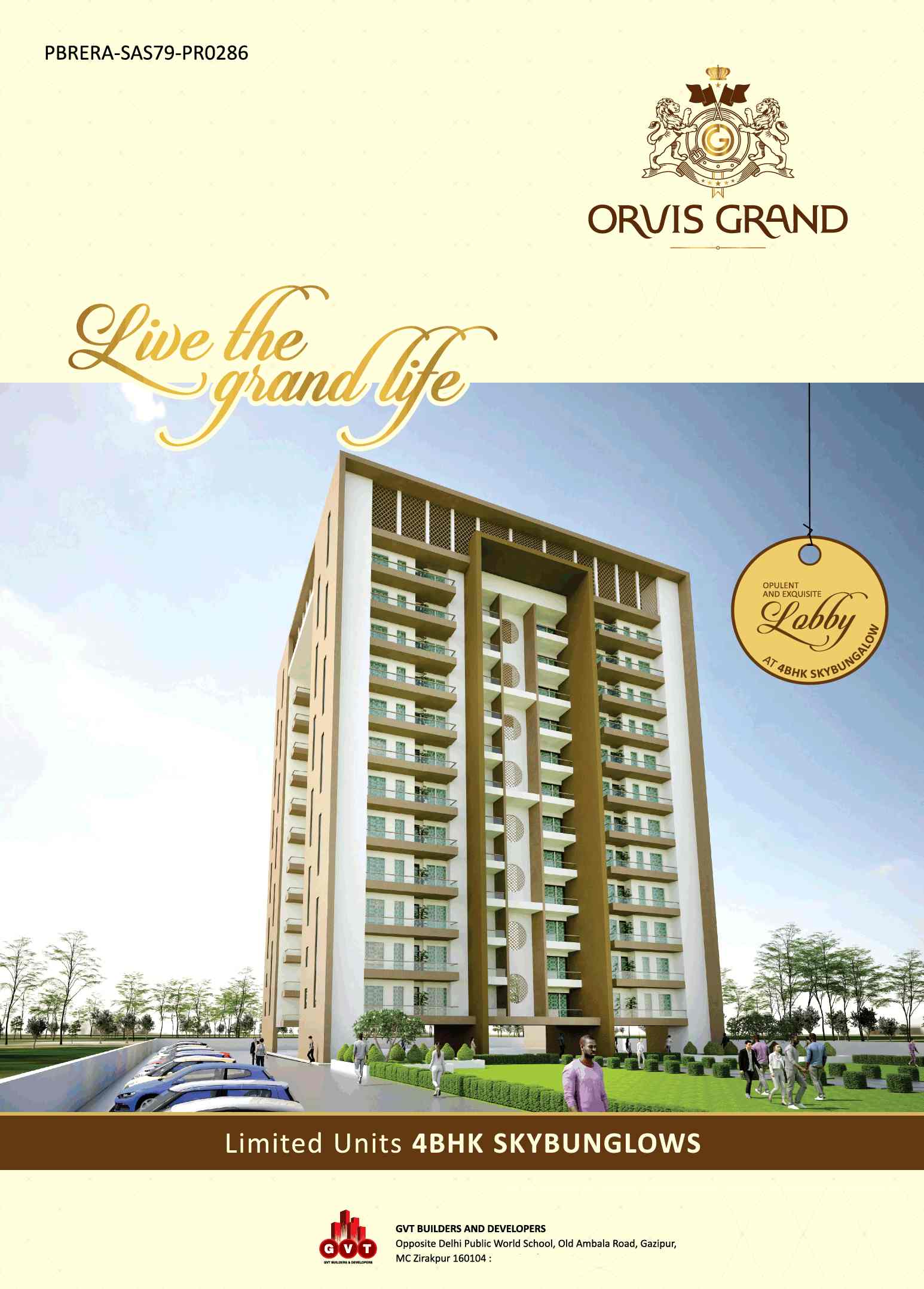 Live The Grand Life at GVT Orvis Grand in  Zirakpur